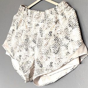 White Running Shorts